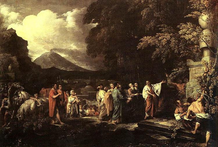 Benjamin West Cicero Discovering the Tomb of Archimedes Sweden oil painting art